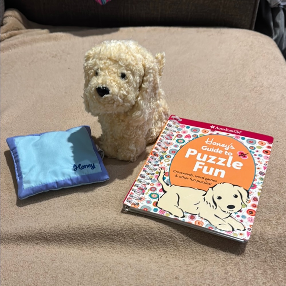 American Girl Doll Honey the Lab and accessories